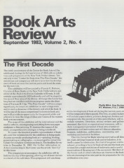 Book Arts Review, Volume 2, Number 4
