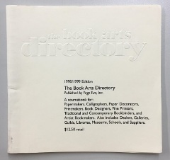 The Book Arts Directory : 1998/1999 Edition / Page Two, Inc.