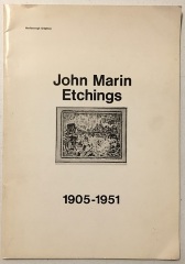 John Marin Etchings, 1905-1951 / published by Marlborough Graphics