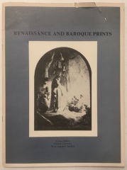 Renaissance and Baroque Prints / Union Gallery, Purdue University
